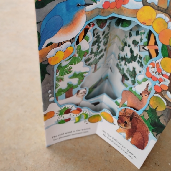 All Things Bright and Beautiful 3-D,pop-up or carousel-style Vintage Book - Picture 8 of 11